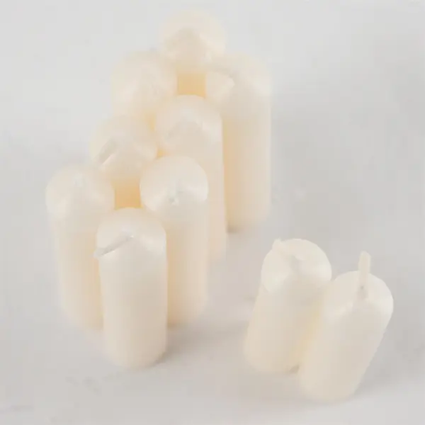 Rubin Licht 24 Champagne German Christmas Pyramid Candles New