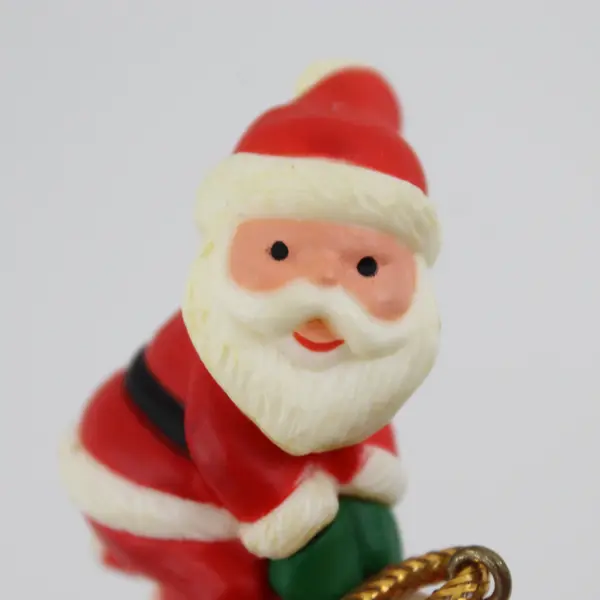 Vintage Avon Santa's See-Saw Christmas Ornament Santa with Elves