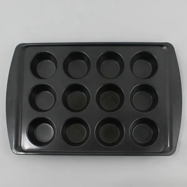 Wilton Nonstick 12-Cup Muffin Cupcake Pan Steel Bakeware