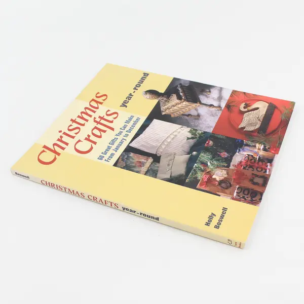 Vintage Christmas Crafts Year-Round 60 Great Gifts Holly Boswell 1997 PB Good