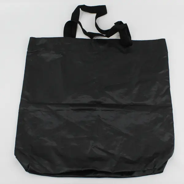 America the Beautiful Flag Lightweight Nylon Tote Bag Zipper Pocket 17"x16.8"