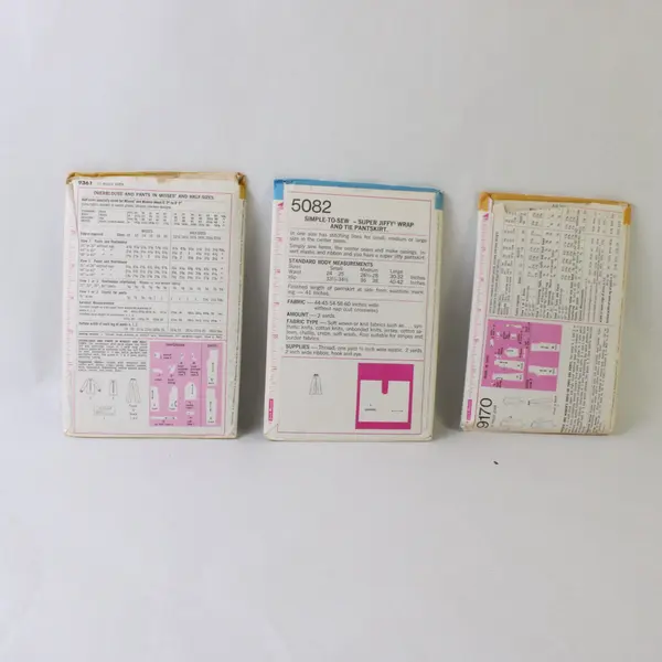 Lot of 3 Vintage Simplicity Sewing Patterns 9361 6082 9170