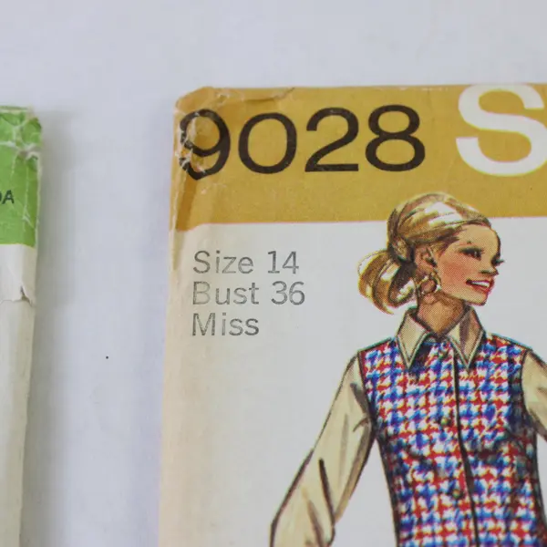 Lot of 3 Vintage Simplicity Sewing Patterns 5193 9074 9028 Sizes 10 14
