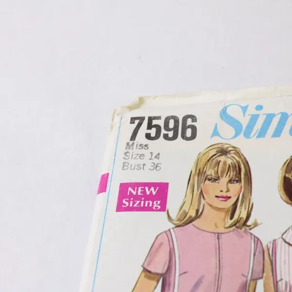 Lot of 3 Vintage Sewing Patterns Simplicity McCall's 7596 6247 2556 10 12 14