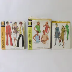 Lot 3 Vintage McCall's Simplicity Sewing Patterns 9586 2344 9032