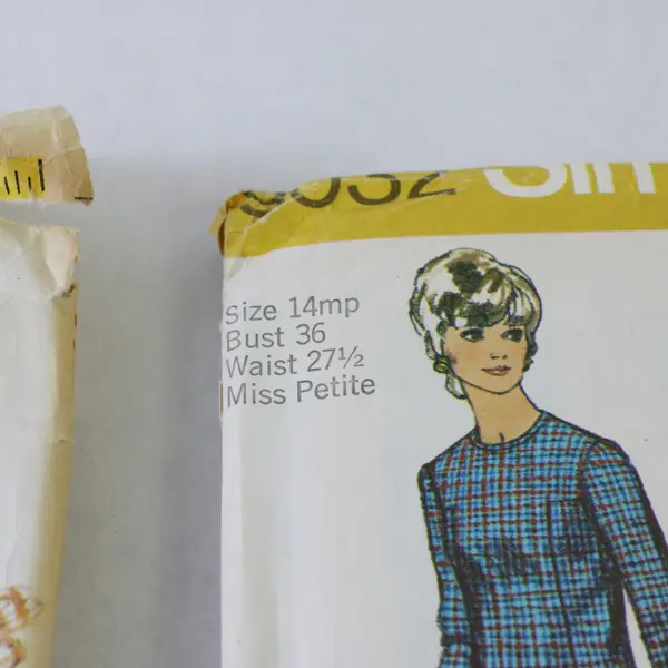 Lot 3 Vintage McCall's Simplicity Sewing Patterns 9586 2344 9032