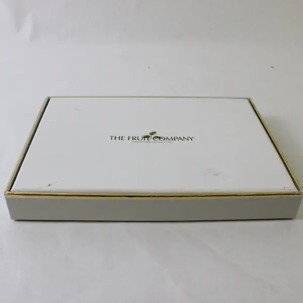 The Fruit Company White Gold Trim Gift Box