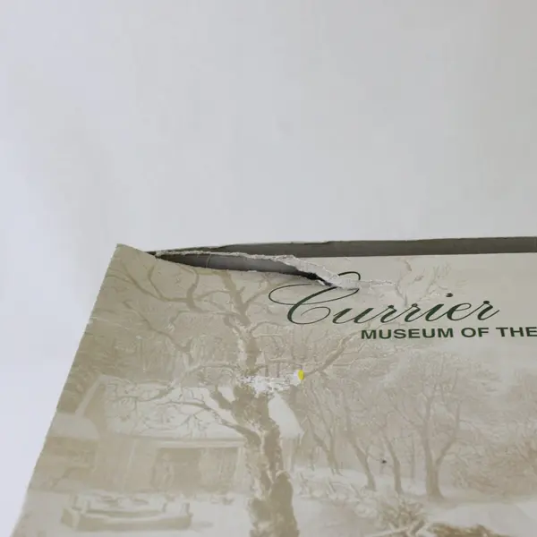 Currier & Ives Museum City NY American Homestead Winter Village House