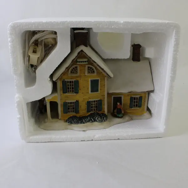 Currier & Ives Museum City NY American Homestead Winter Village House