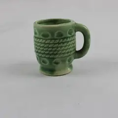 Vintage Japanese Stoneware Demitasse Cup Small Collectible