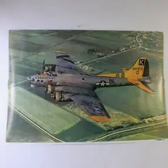 Vintage Plaistow Pictorial Poster Boeing B-17G A Bit O' Lace 24.5"X35"