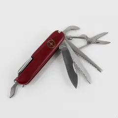 Red 12-in-1 Pocket Knife Multi Tool Stainless Blade