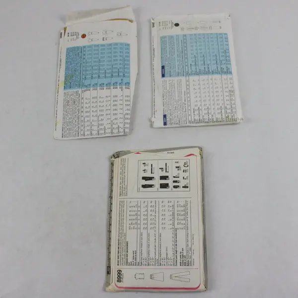 Lot of 3 Sewing Patterns Butterick 3680 6442 Simplicity 8999 Size 12-24