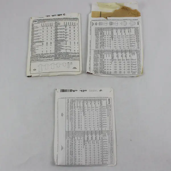 Lot of 3 McCall's Sewing Patterns 4700 5164 6373