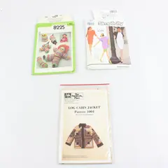 Lot 3 Sewing Patterns Simplicity 7161 8225 That Patchwork P1001