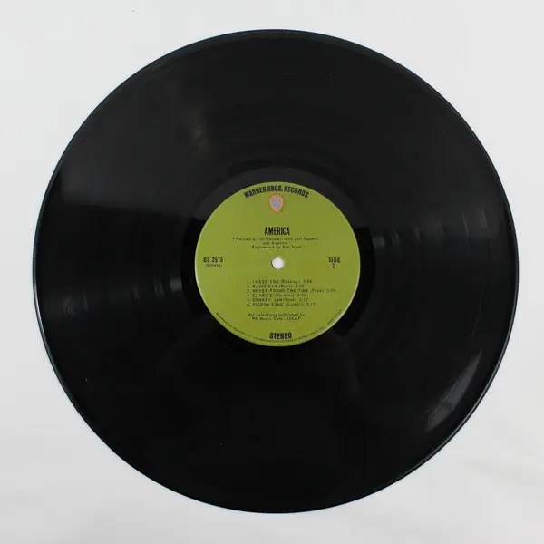 America Warner Bros. Records BS 2576 12" Vinyl LP