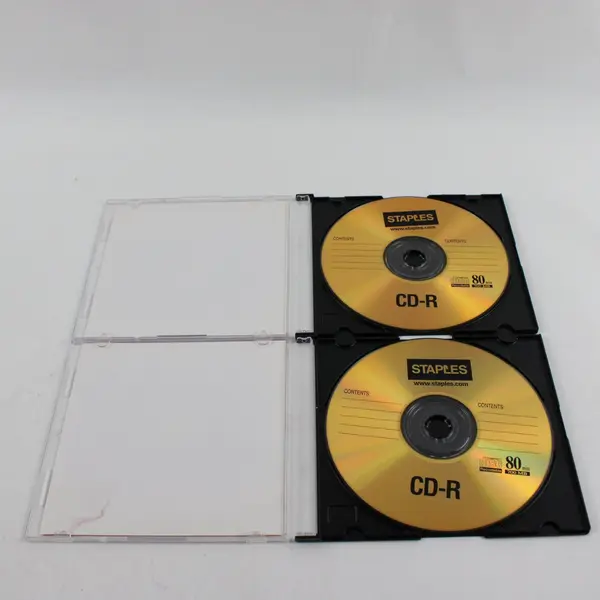 Lot of Two Cases of 10 CD-Rs Staples Recordable 700 MB/ 80 min