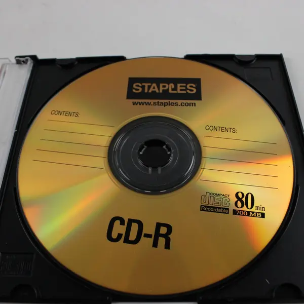 Lot of Two Cases of 10 CD-Rs Staples Recordable 700 MB/ 80 min