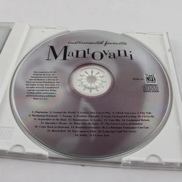 Mantovani Instrumental Favorites A Time Life Collection CD