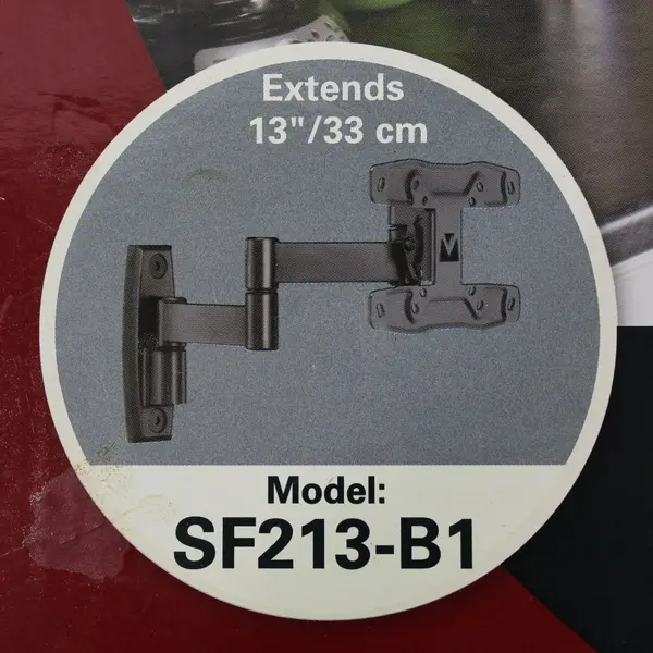 SANUS SF213-B1 Full Motion Wall Mount for TVs Up to 27 in