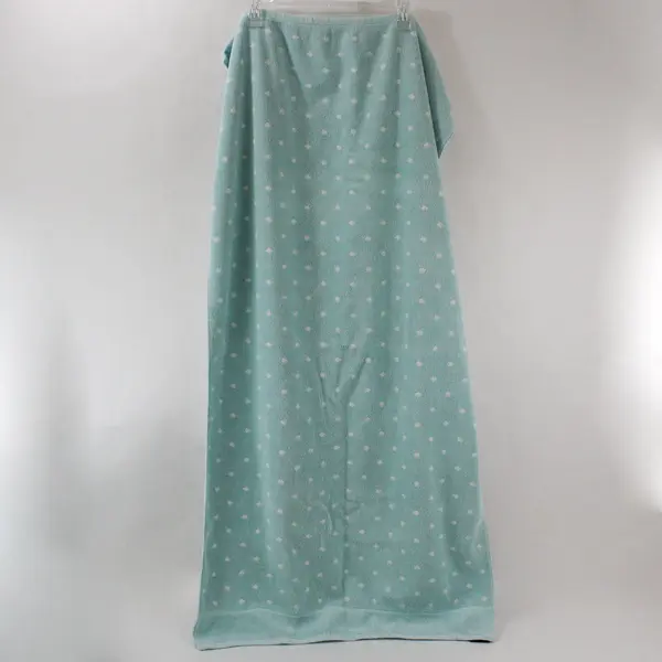 Lot of 5 Cynthia Rowley Blue and White Polka Dot Cotton Towels