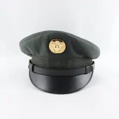 U.S. Army Green Dress Cap Gold Insignia Size 6 3/4 Militaria Collectible