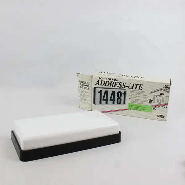 Vintage Hemco Low Voltage Address-Lite AL-301 Kit w/ Transformer 20' Wire