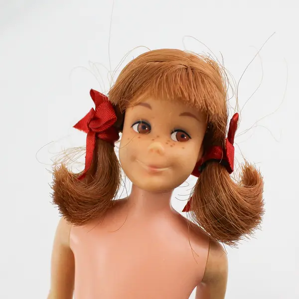 Vintage 1963 Mattel Barbie's Friend Skooter Doll With Red Hair 9"