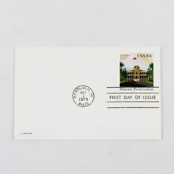 Lot Of 15 Historic Preservation Iolani Palace Honolulu 1979 FDC Postal Cards