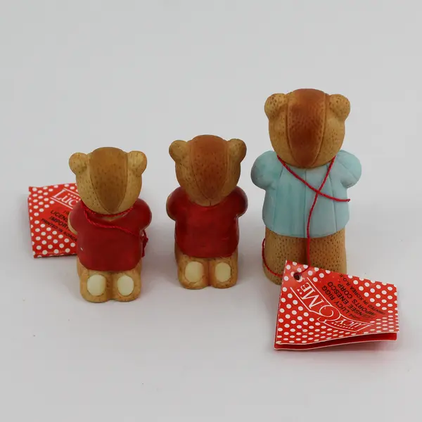 Lot of 3 Enesco Lucy & Me Birthday Number Bear Figurines 2 And 6 By Lucy Rigg