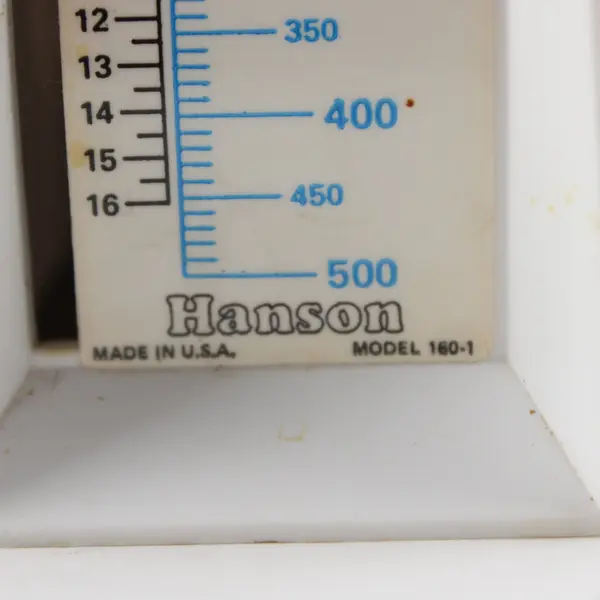 Vintage Hanson USA Dietetic Analog Mechanical Food Scale 4" Oz Gram Model 160-1