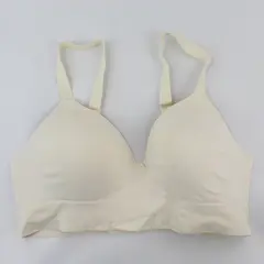 Truekind Cream Padded Wireless Bra Women's Size XL
