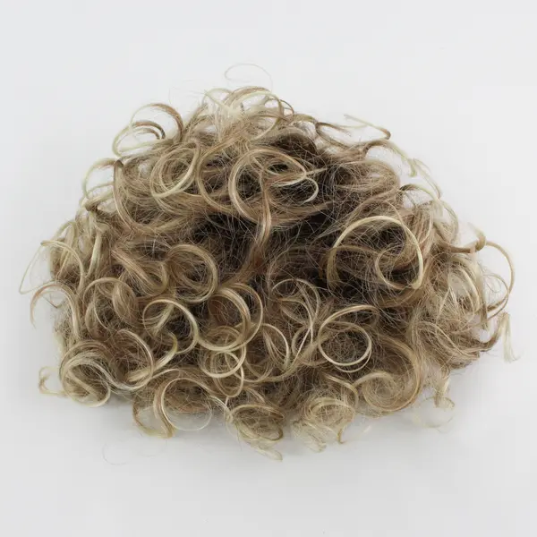 Ellen Wille Perucci Short Curly Wig Brown Blonde Highlights