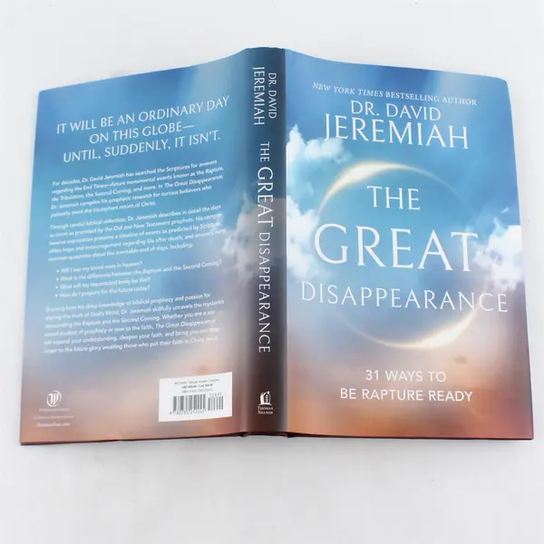 The Great Disappearance: 31 Ways to be Rapture Ready Hardcover 2023