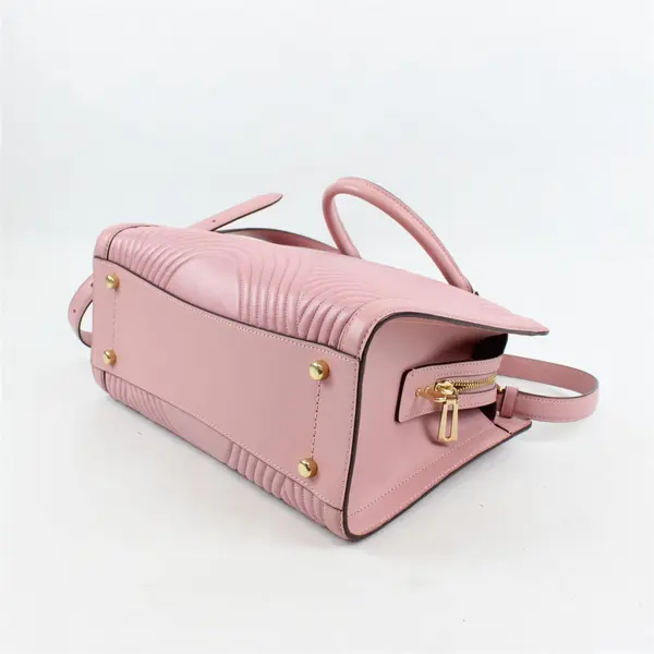 Coach Zoe Carryall Pink Quilted Leather Handbag Shoulder Bag