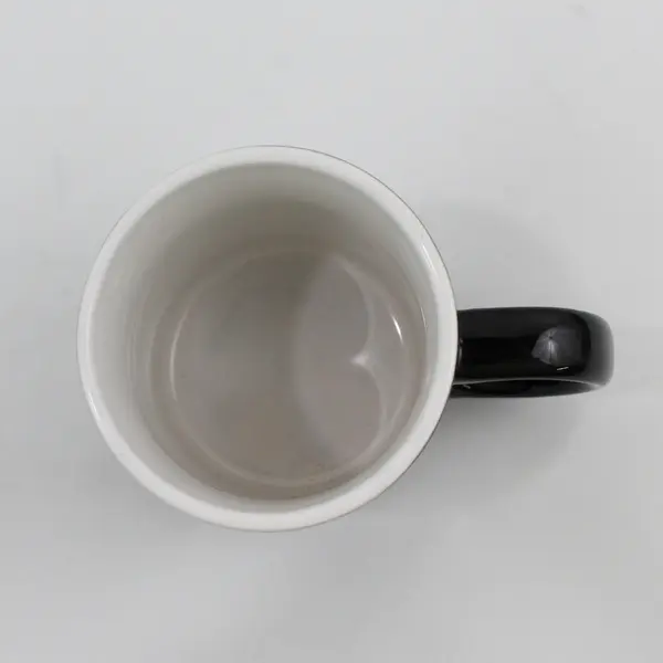  Chicago Skyline Black Coffee Mug White Skyline 