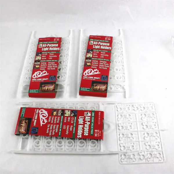 Lot of 4 Adams USA 26-Count All-Purpose Christmas Light Holders Clips