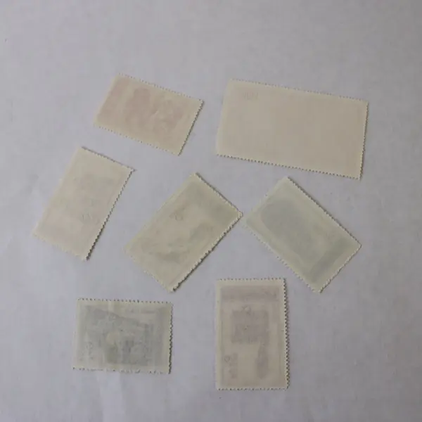 Lot of 7 PRC China 800 Yuan Commemorative Stamps 1952-1954 MLH