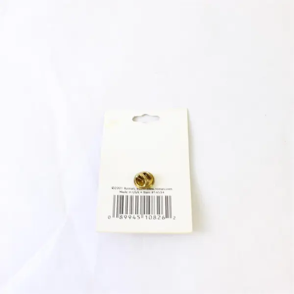 Roman Inc Angels on High Lapel Pin Green Red Clear Stones NWT