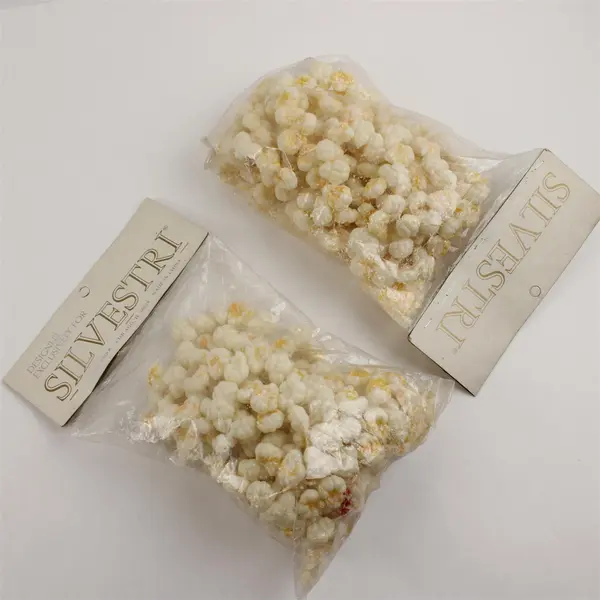 Lot of 2 Silvestri Plastic Popcorn Christmas String Garlands