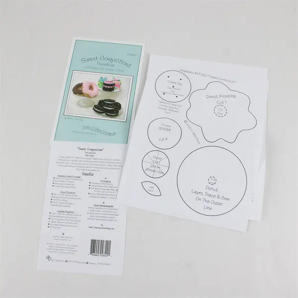 Lot of 3 Sewing Patterns E-Reader Cover & Pincushion Mixed Brands