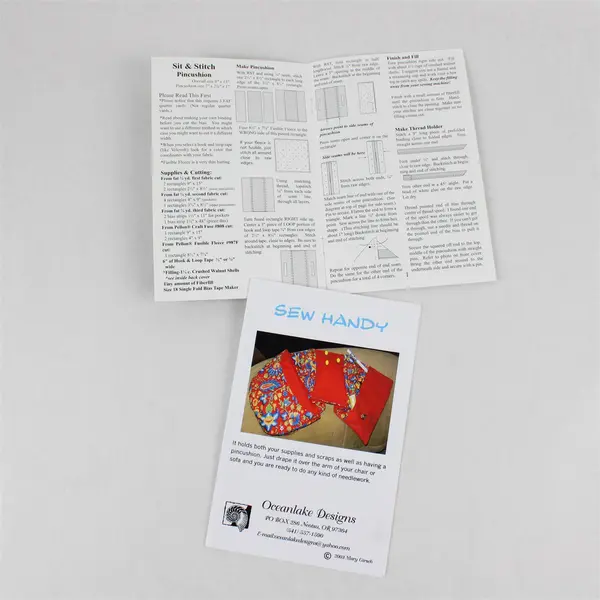Lot of 3 Sewing Patterns E-Reader Cover & Pincushion Mixed Brands