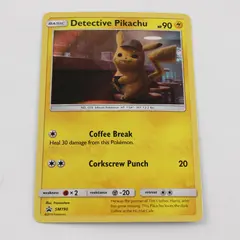 Pokémon Detective Pikachu SM190 Coffee Break Promo Holo 2019