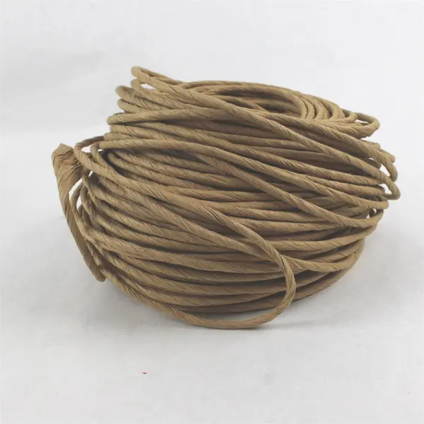 Coil of Commonwealth Basket Fiber Rush (Brown Paper Cord) - Length Unknown