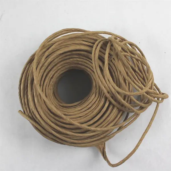 Coil of Commonwealth Basket Fiber Rush (Brown Paper Cord) - Length Unknown