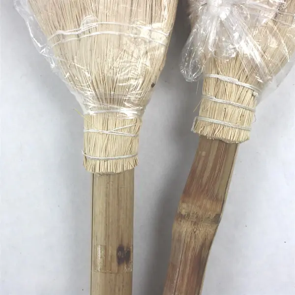Two Handmade Cottage Product Handheld Brooms Made in Philippines
