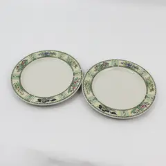 Set of 2 Farberware Chantilly Stoneware Salad Plates 7.5" 