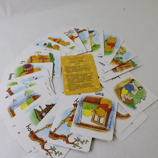 Pooh's First Words Direction Cards 25 Card Set Incomplete