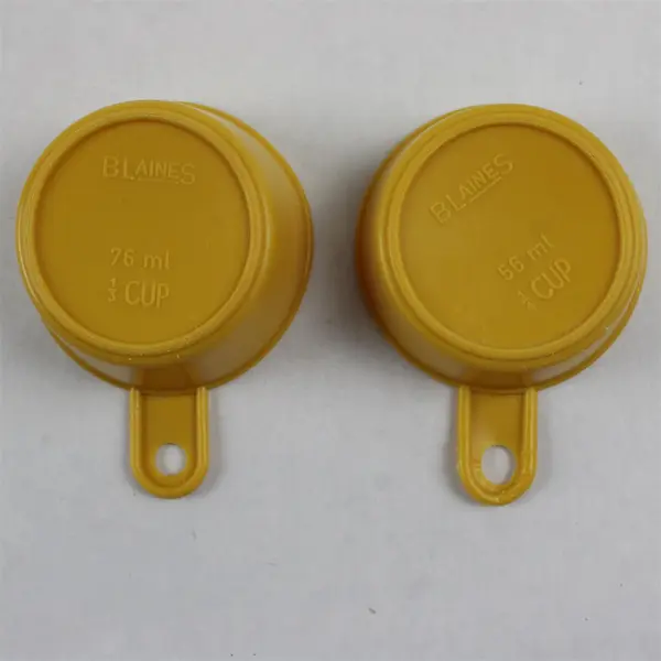 BLAINES Lot 4 Yellow Egg Separators 1/3 1/4 Cup Measuring Cups
