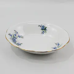 Royal Albert Forget Me Not Bone China Oval Serving Bowl England 9"